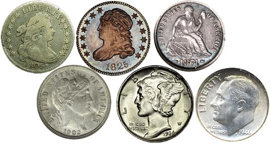 vintage coins